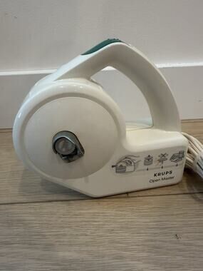 KRUPS Open Master Electric Can Opener Model 404 White with Green Button